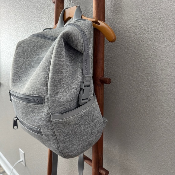 Dagne Dover Indi Diaper Bag Backpack Neoprene Large in Heather Grey - Picture 3 of 16